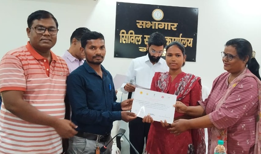Ni-Kshay Mitra Award 2024 - Certificate presented by Chhattisgarh Government
