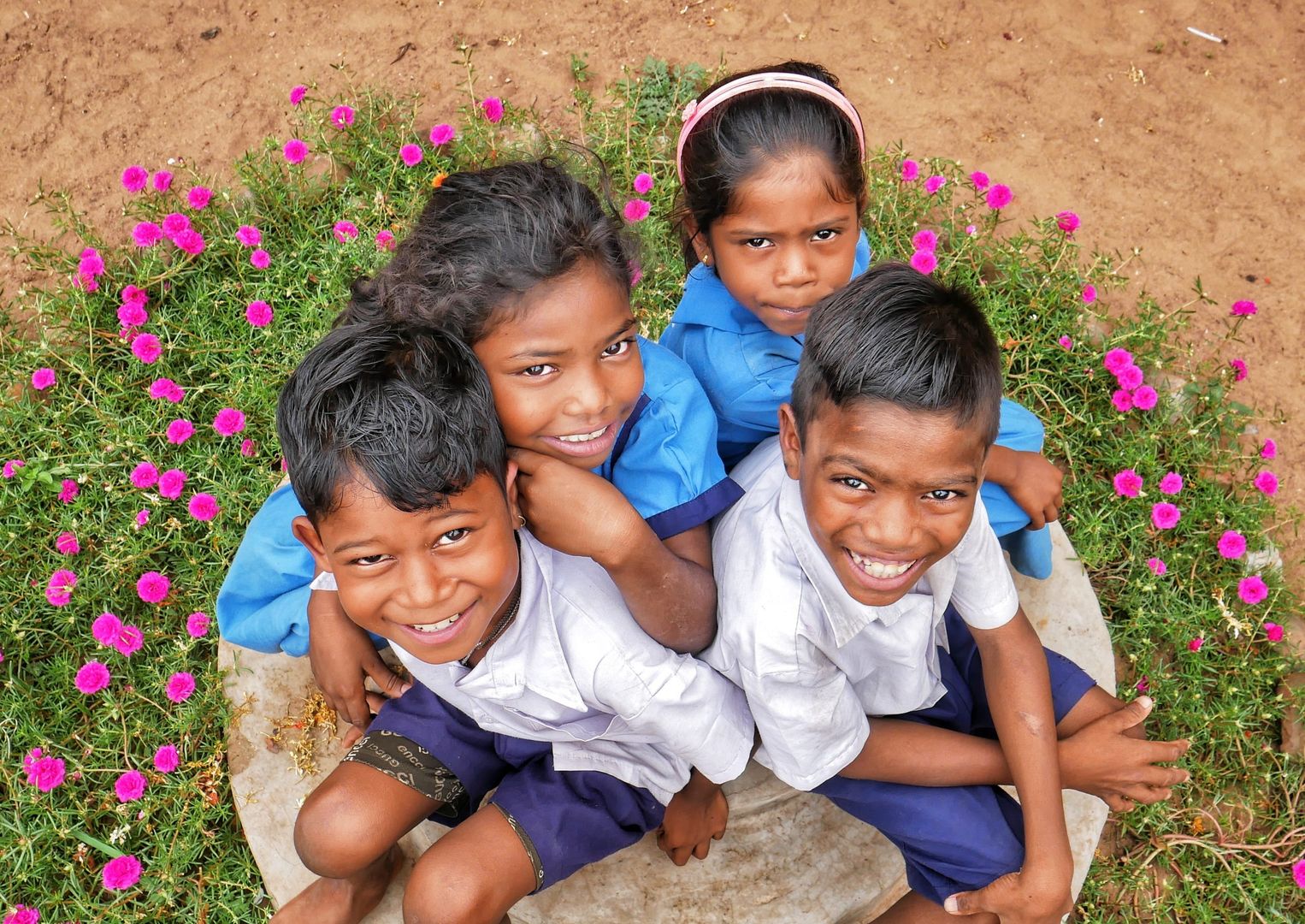 Smiling children — the future we are building
