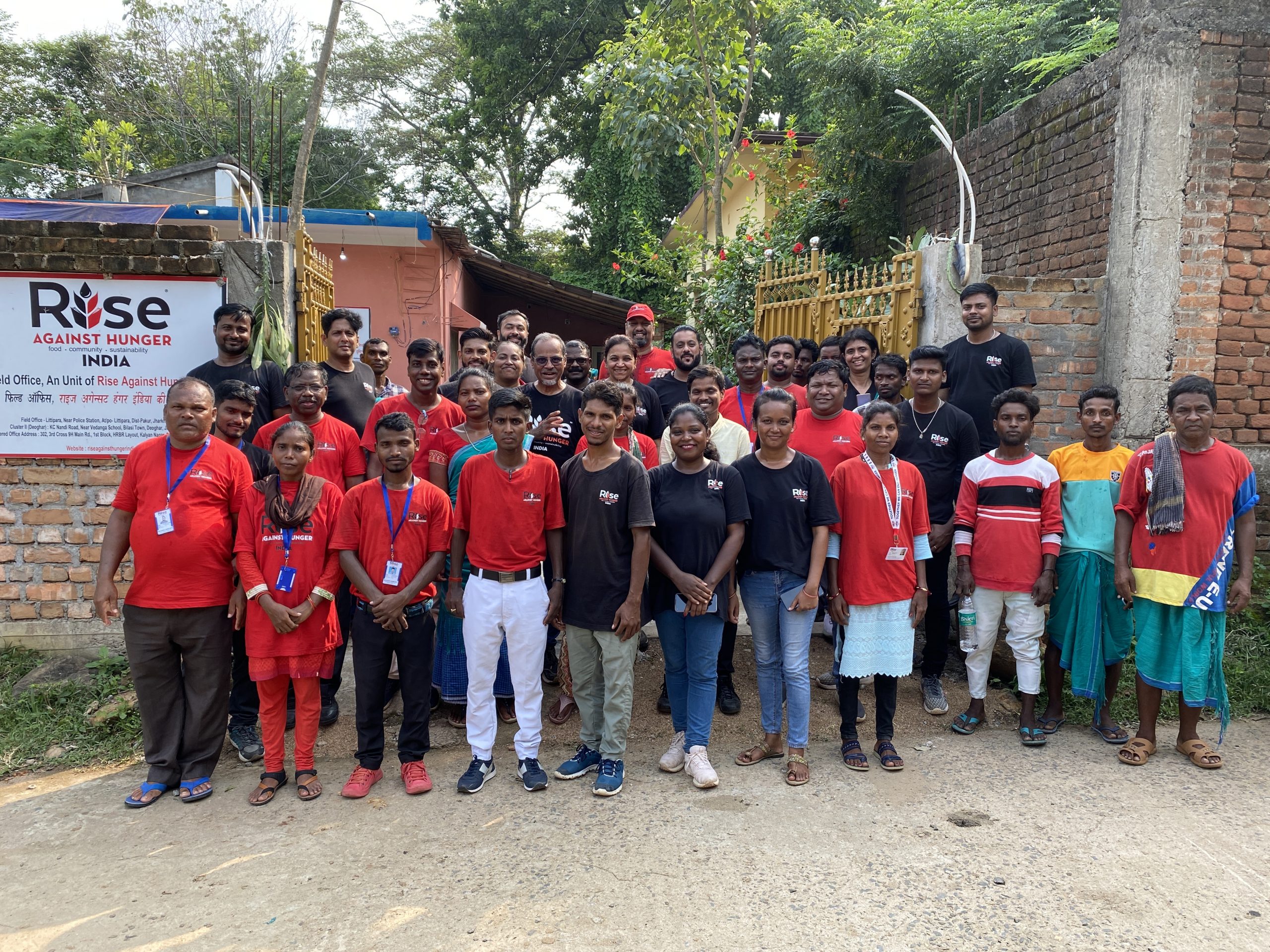 Rise Against Hunger India team