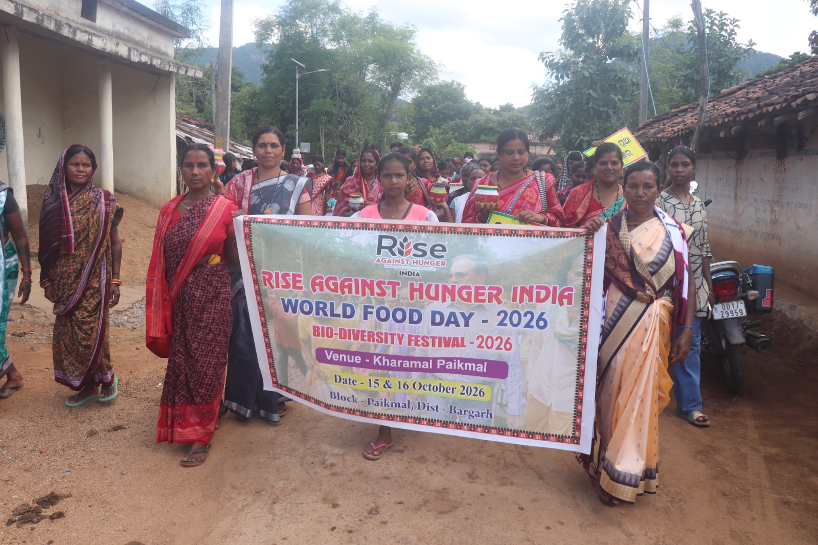 Community procession for World Food Day and Bio-Diversity Festival